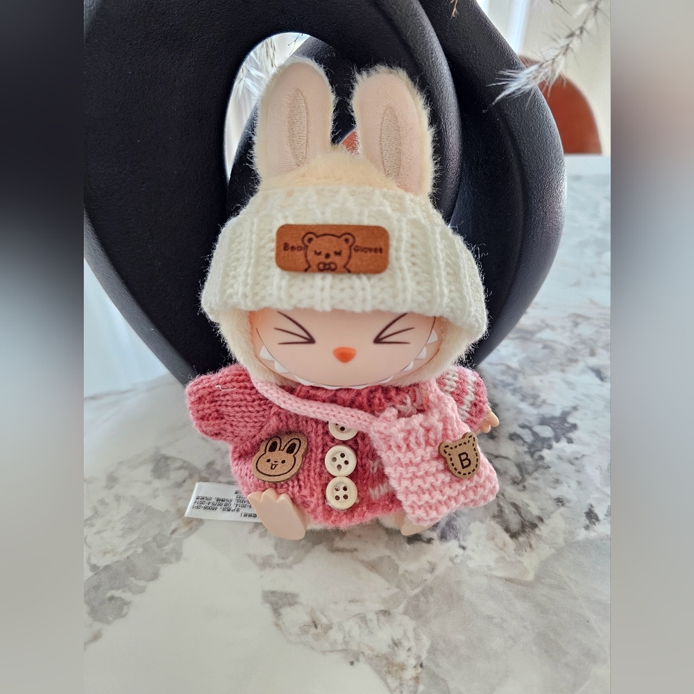 Labubu Sweater w/Hat and Bag